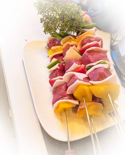 Brochettes préparées maison